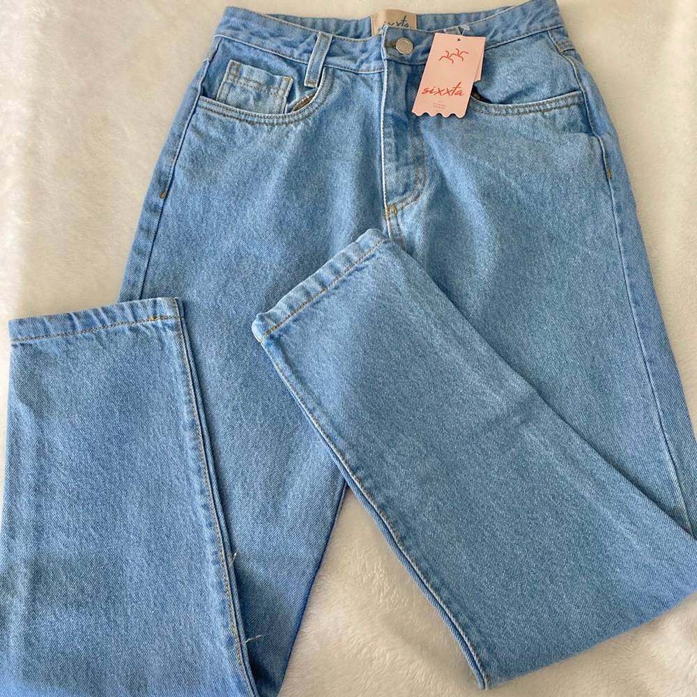 Mom jeans medium wash